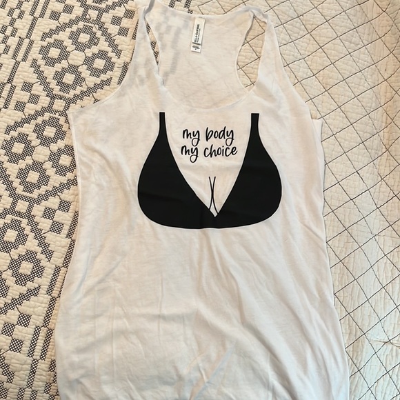 My body My choice tank top New M - Picture 2 of 3